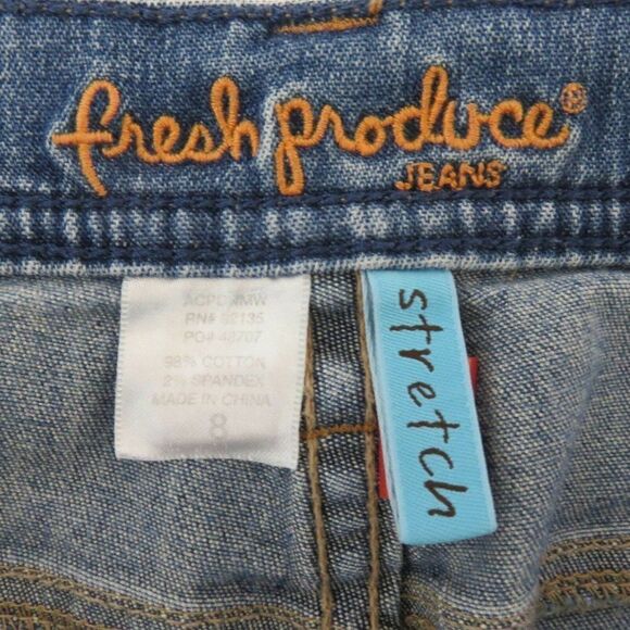 Fresh Produce Denim Blue Jeans Cropped Capris 8 - Picture 7 of 8